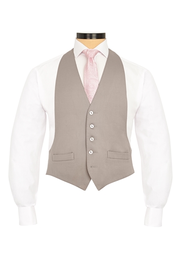 Dove Grey traditional morning vest