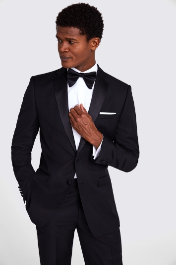French Connection Slim Fit Black Tuxedo