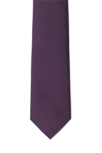 Purple Skinny Two Tone Tie