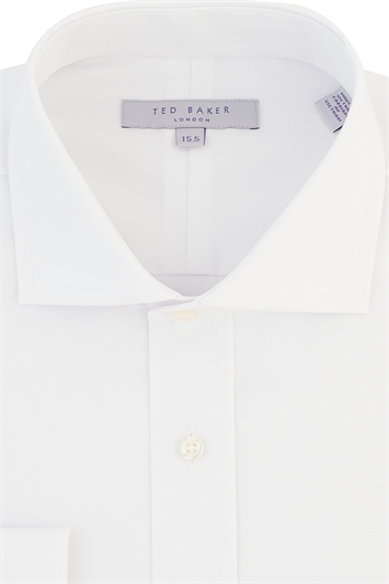 Ted Baker Tailored Fit Cutaway Collar Shirt with Double Cuffs