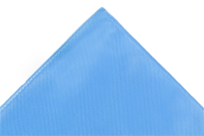 Light Blue Metallic Pocket Square 
