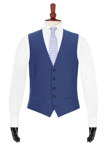 Ted Baker Tailored Fit Faded Blue Waistcoat