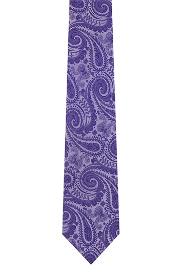 Purple Paisley Tie 