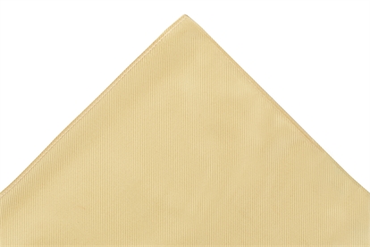 Yellow Metallic Pocket Square