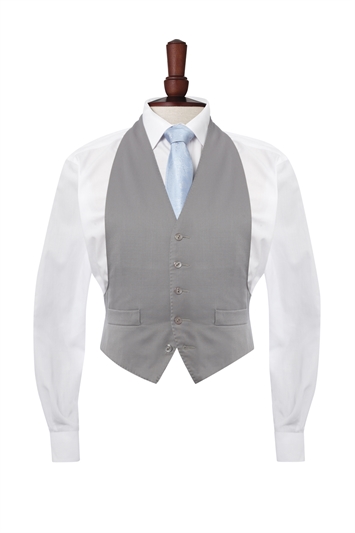Junior Dove Grey traditional morning waistcoat