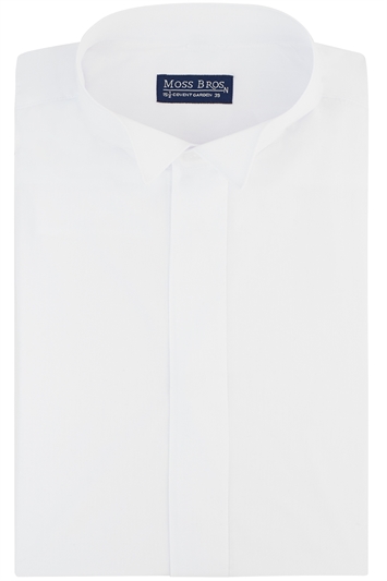 Wing collar day shirt