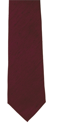 Valencia Burgundy Polyester Tie