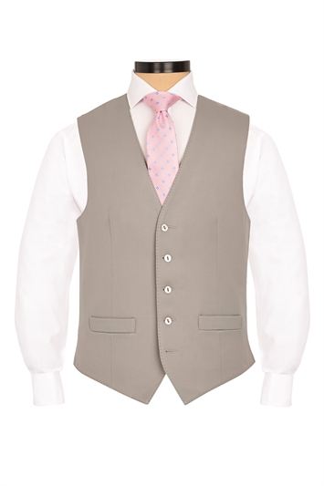 Aylesbury Dove Grey traditional morning waistcoat