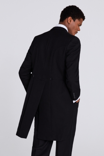 Regular Fit White Tie Tails