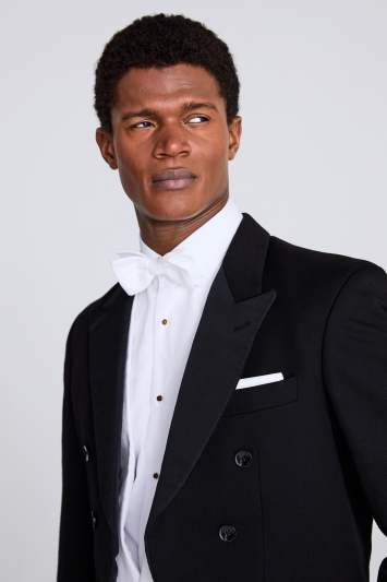 Regular Fit White Tie Tails