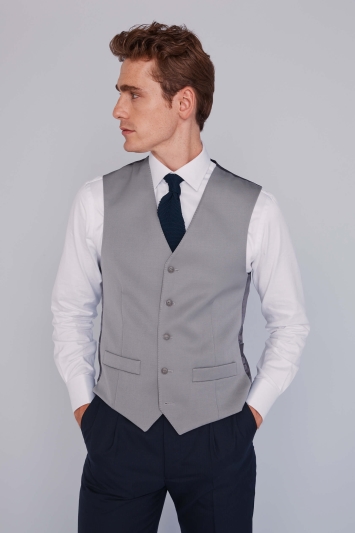 Navy Herringbone Suit