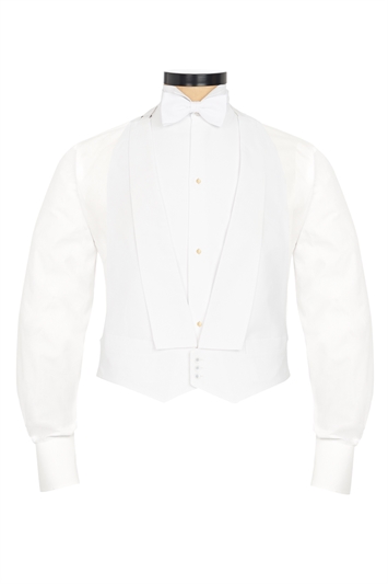 Marcella White evening waistcoat
