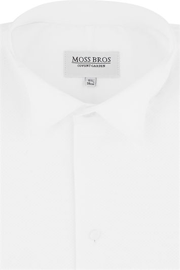 Moss Bros. Marcella Wing Collar Dress Shirt with Dual Cuffs