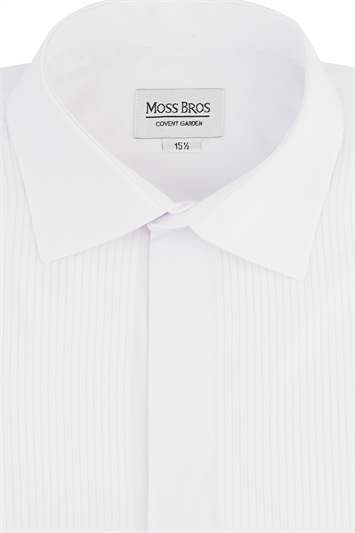Collar attached dress shirt