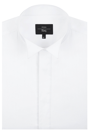 Dress Shirt- Regular Pleated SC Wing Collar