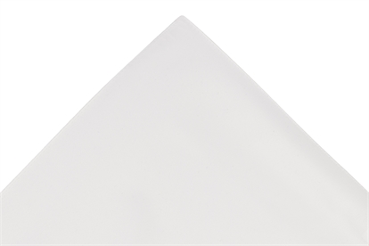 White Satin Pocket Square