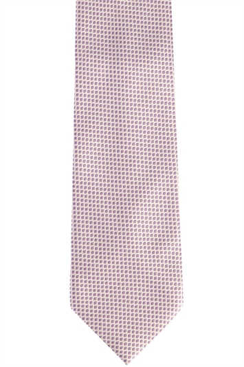 Genova Pink Polyester Patterned Tie