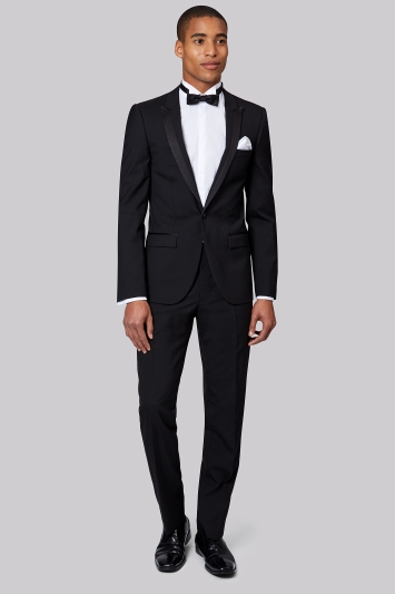 Ventuno 21 Slim-fit Black Tie Evening Suit | Moss Hire