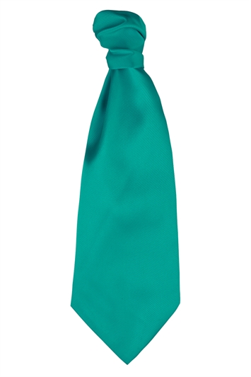 Turquoise Self Tie Cravat