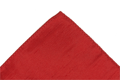 Scarlet Pocket Square