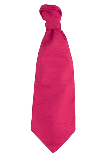 Hot Pink Self Tie Cravat