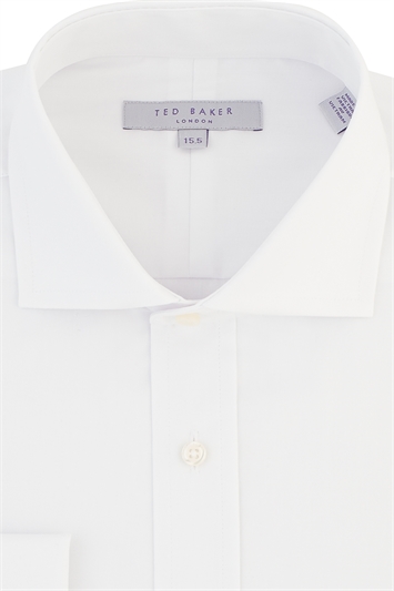 Ted Baker Tailored Fit Cutaway Collar Shirt with Double Cuffs