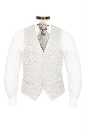 Silver Brocade Morning waistcoat