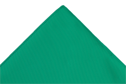 Jade Green Twill Pocket Square