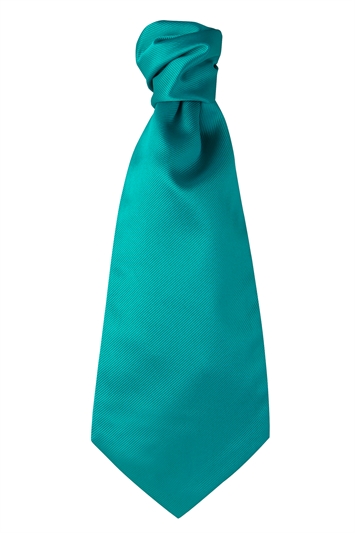 Petrol Blue Self Tie Cravat