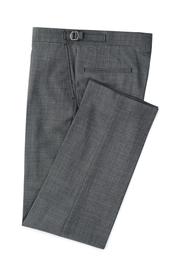 Lingfield grey flat fronted morning trousers