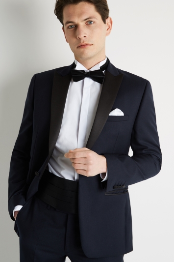 Moss 1851 Navy Jaquard DJ Jkt