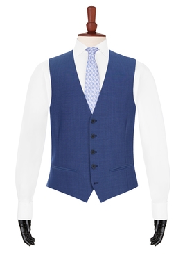 French Connection Bright Blue Waistcoat