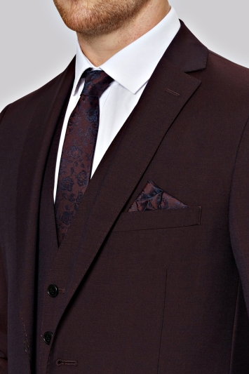 Moss London Burgundy Suit
