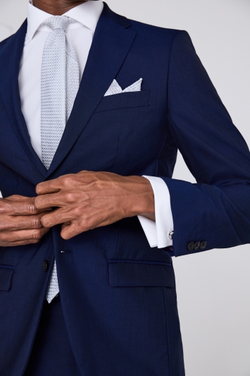 Tailored Fit Blue Suit
