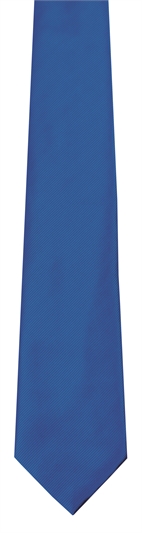 Royal Blue Polyester Twill Tie