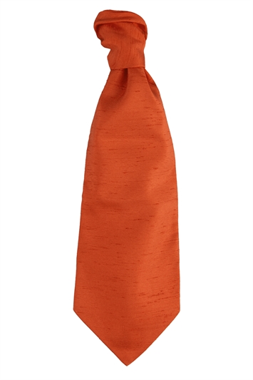 Burnt Orange Self Tie Cravat