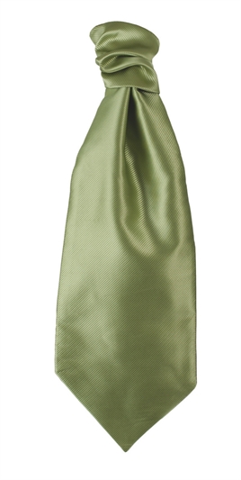 Citrus Green Polyester Twill Self Tie Cravat