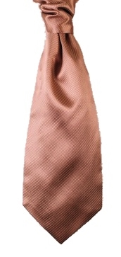 Cappuccino Polyester Twill Self Tie Cravat