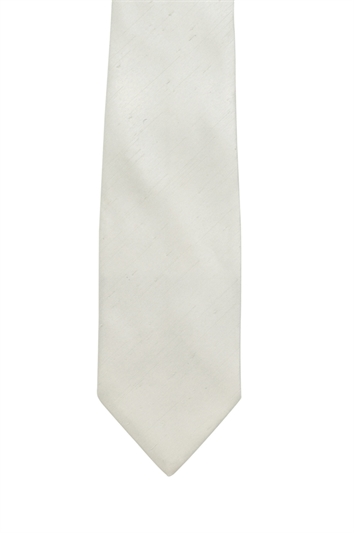 Ivory Polyester Tie