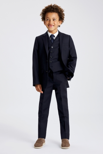 Boys Navy Blue Suit