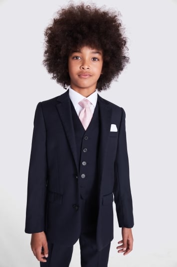 Boys Navy Blue Suit