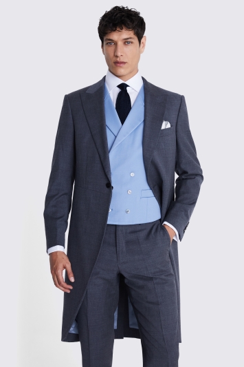 Tailored Fit Grey Twill Tails