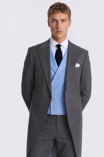 Tailored Fit Grey Twill Tails