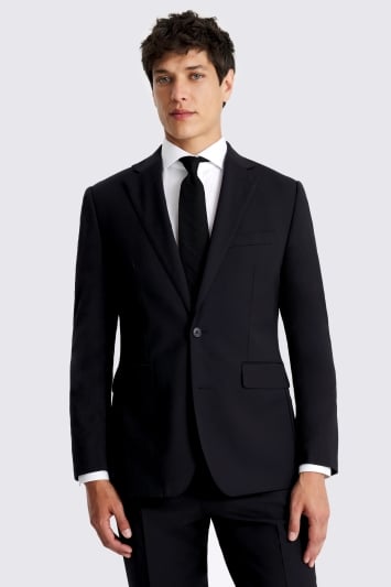 Moss Tailored Fit Black Suit