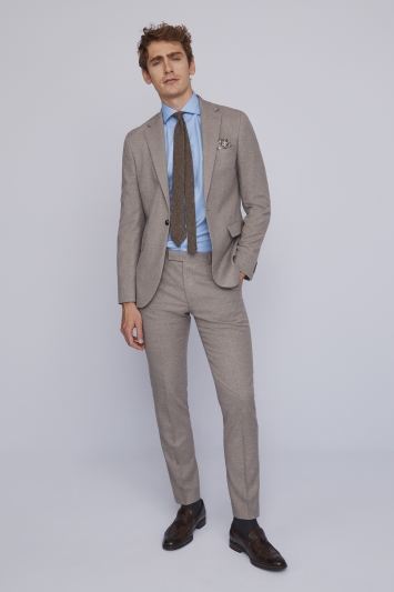 Moss Slim Fit Neutral Suit
