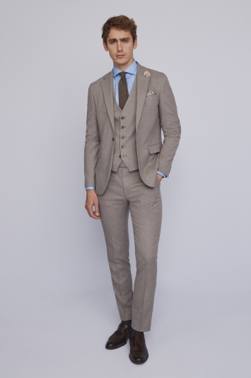 Moss Slim Fit Neutral Suit