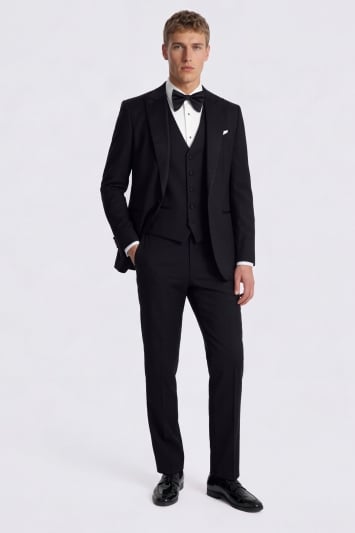 Moss Tailored Fit Black Tuxedo