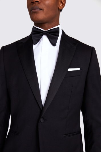 Moss Tailored Fit Black Tuxedo