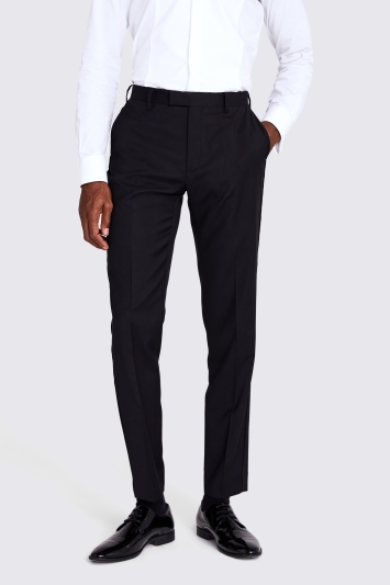 Moss Tailored Fit Black Tuxedo