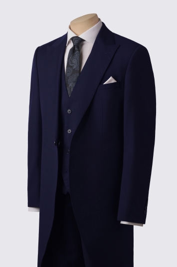 Tailored Fit Navy Twill Tails